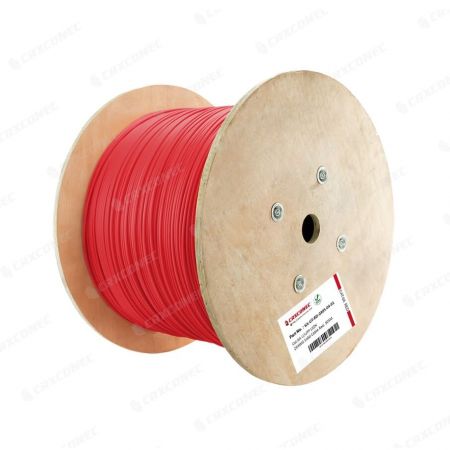 Cat 6A UTP cable wooden wheel